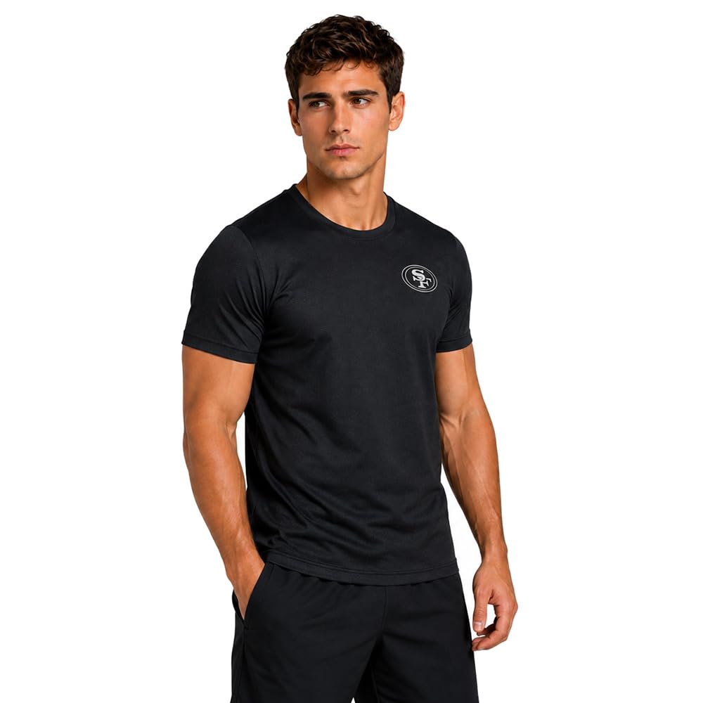 NFL Playera Deportiva San Francisco 49ers Negro para Hombre