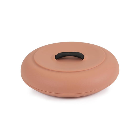 Dexas - Calentador de omelette de 8.75 pulgadas, calentador de omelette para microondas, color Terra Cotta, perfecto para calentar tortillas, pan, panqueques, pan de maíz, calentadores de alimentos,