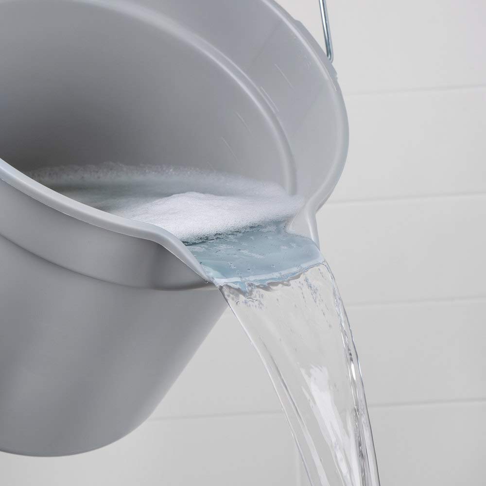Rubbermaid Commercial Products Brute cubeta Redondo de 14 Cuartos de galón, construcción Resistente para limpiadores Profesionales/de Limpieza