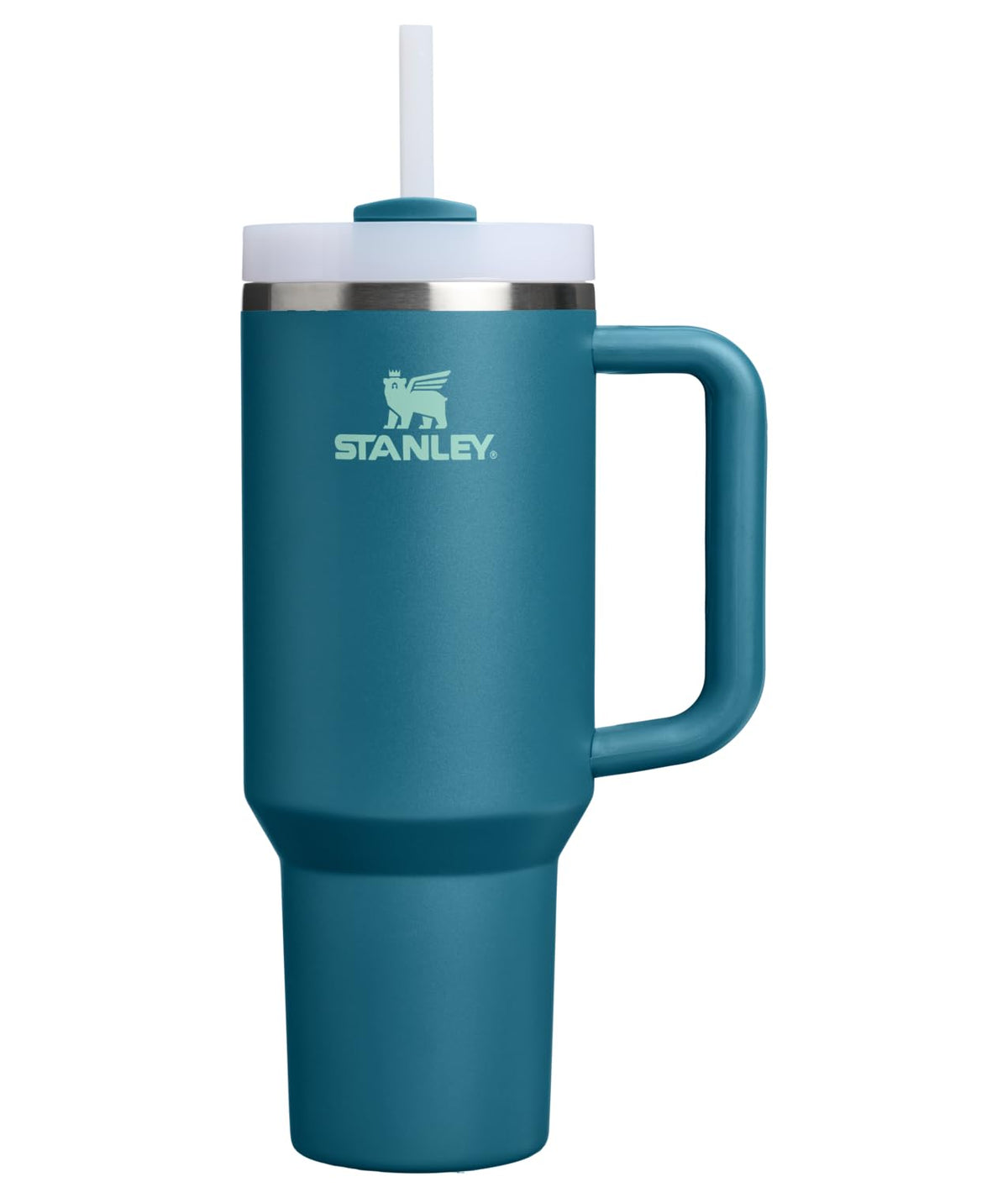 Stanley Quencher H2.0 Vaso con Popote y Tapa FlowState - 40 Ounces - Costero verde azulado