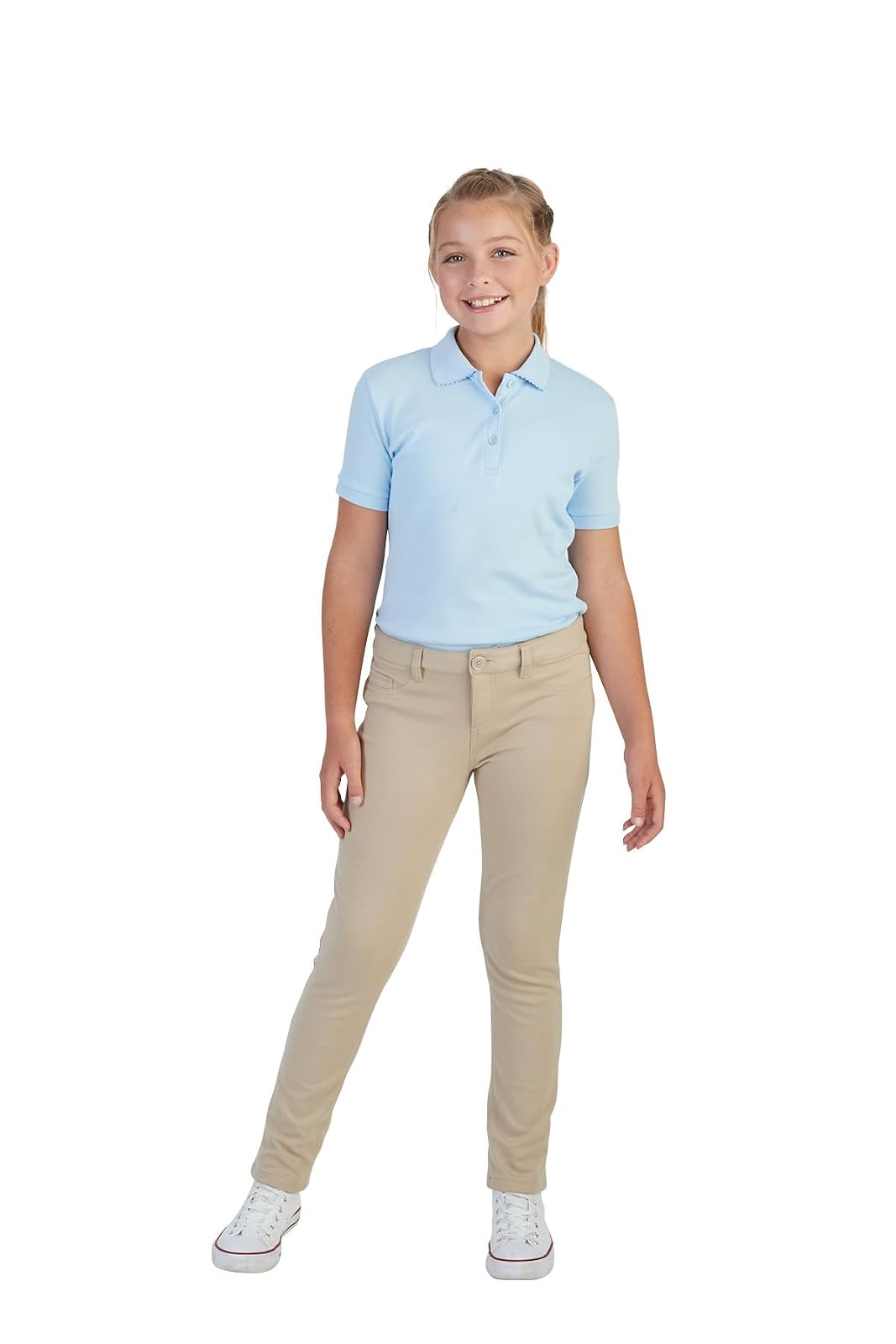 French Toast - Pantalón de Punto elástico para niña con 5 Bolsillos