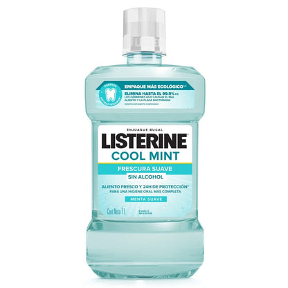 Listerine Enjuague Bucal Listerine Cool Mint Zero Alcohol 1 L