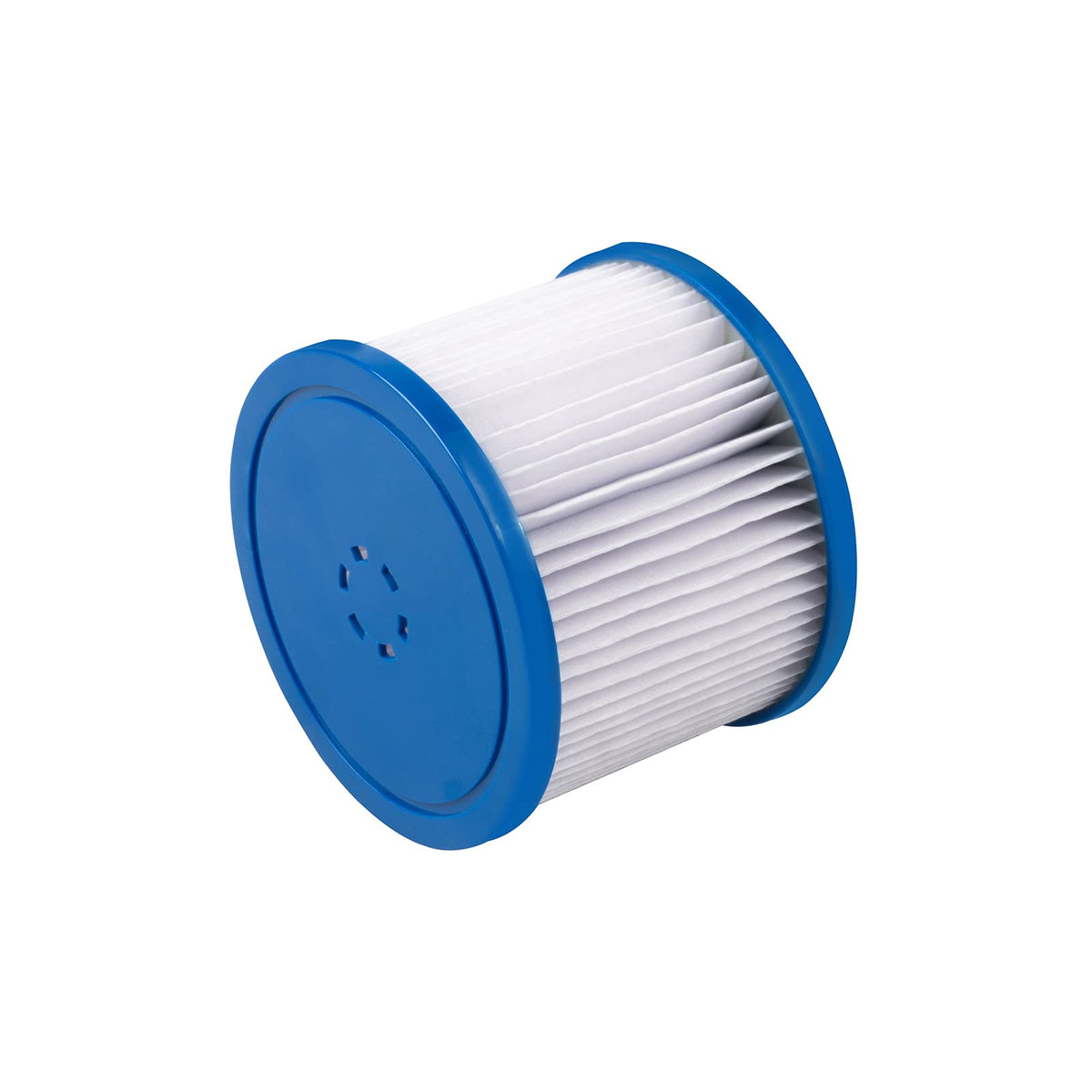 AquaSpa - 4 Cartuchos de Repuesto para Filtro de Tina de hidromasaje para Piscina, SPA, Tipo PM_SPA-P154_Gris/Negro/Blanco/Vino, Papel de Filtro Blanco Plegable para Muchos Modelos de Piscina de