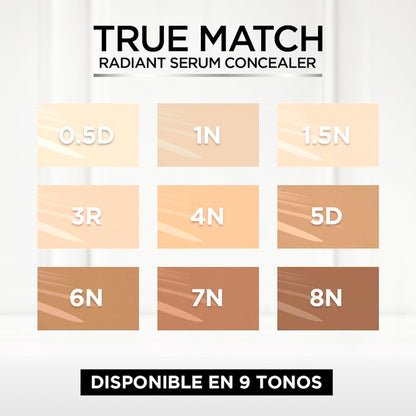 L'Oréal Paris corrector True Match hialurónico, tono 5D