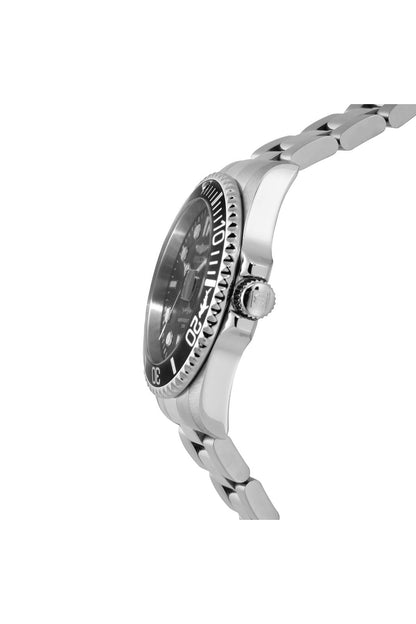 Invicta Pro Diver Reloj de cuarzo para hombre con correa de acero inoxidable, plateado, 22 (Modelo: 30018)