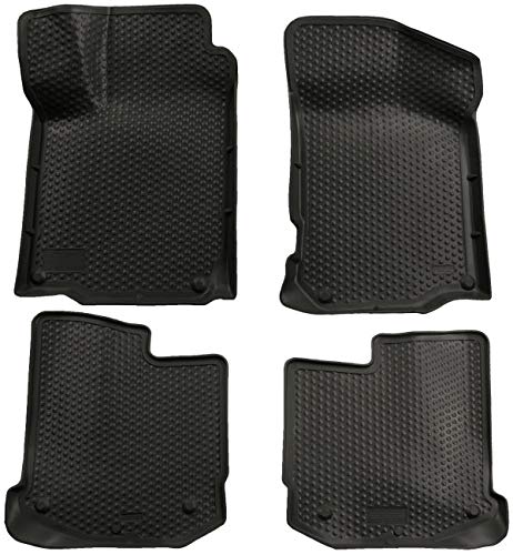 Husky Liners Classic Style Series | Volkswagen Beetle 1998-2010, Volkswagen Golf 2000-2004, Volkswagen Jetta 2000-2004 | Forro de Piso para Asiento Delantero y Segundo (Negro, 89311, Estilo