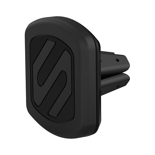 Scosche MAGVM2B - Soporte magnético para dispositivos móviles, Negro, 1 unidad