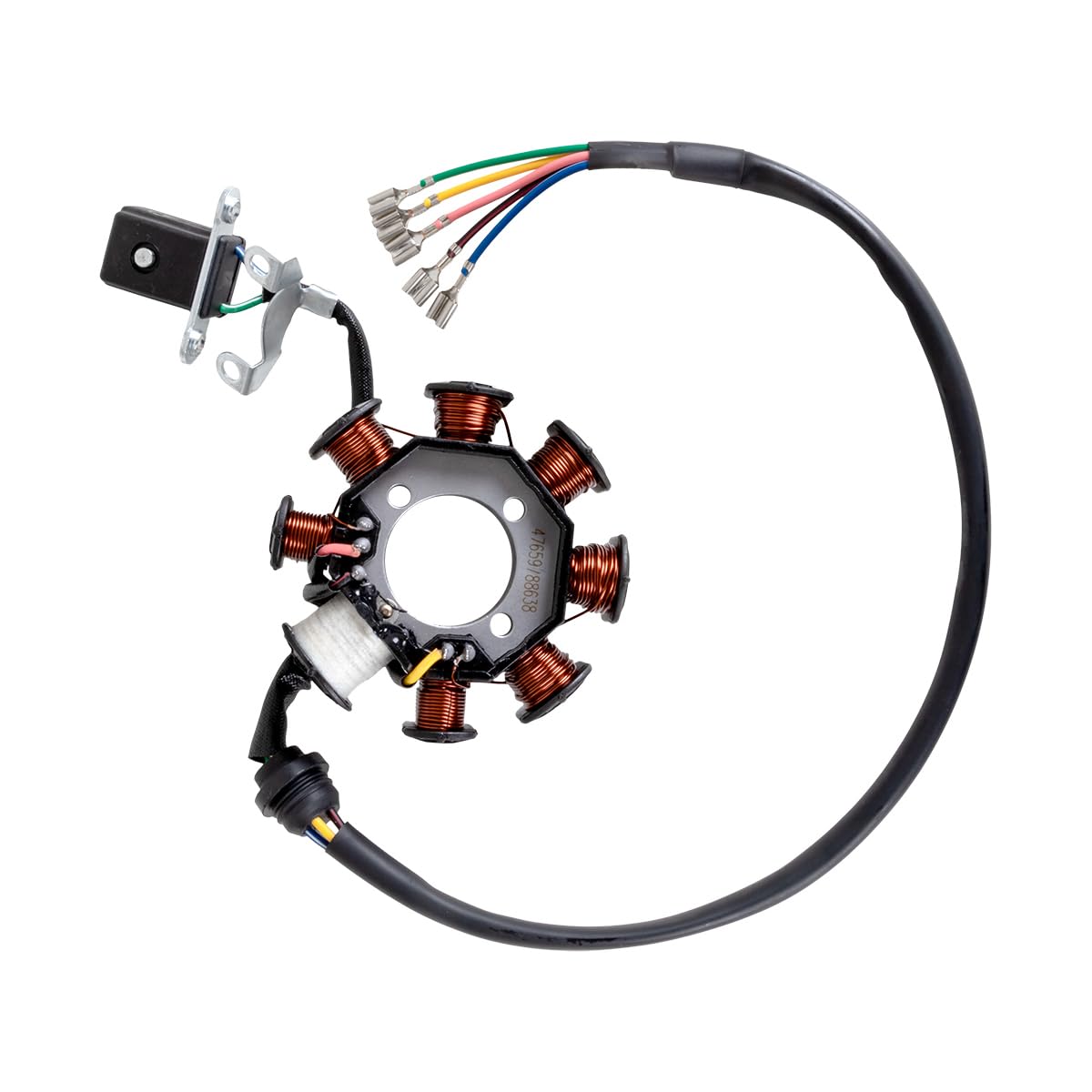 BIKALL Estátor para Moto FT 150/RC 150/150 Z/FT 125/DM 150/DT 150, NRS-5