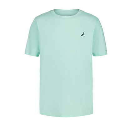 Nautica Camiseta de Manga Corta para Niño Color Ceramic - 10-12 - Cristal de playa