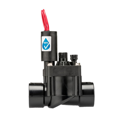 Hunter PGV Válvula de Riego PGV101G | Válvula de 1 pulgada, entrada y salida de rosca hembra 1 pulgada, con control de flujo, tapa roscada