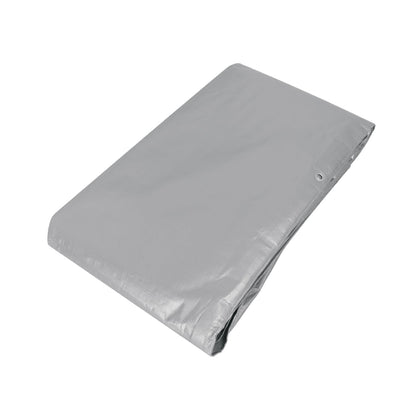Truper Lona Reforzada con Ojillos de Aluminio - Lona - 5 x 5 m - Gris