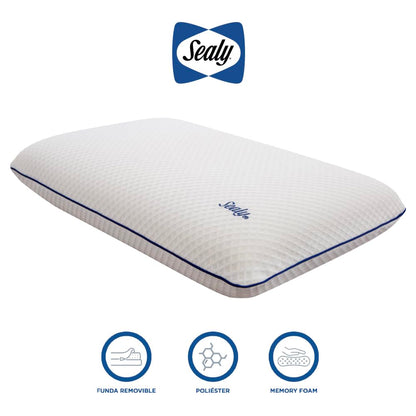 Sealy Almohada Memory Foam Espuma Viscoelástica | Memory Foam