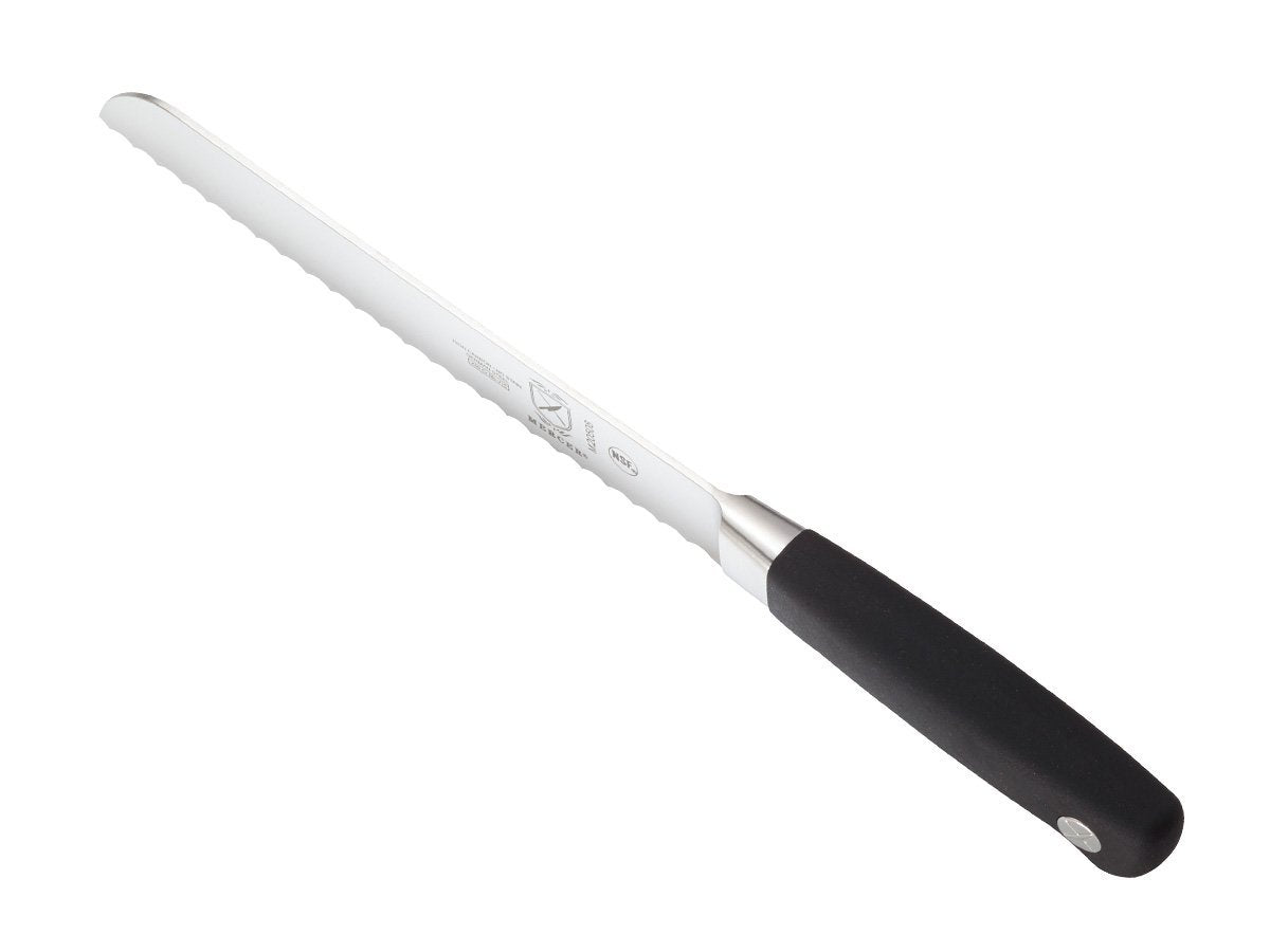 Mercer Culinary Genesis 8" Forged Bread Knife, Steel/Black