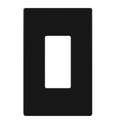 ENERLITES - Placas de pared para decoración sin tornillos, cubiertas de salida seguras para niños, acabado brillante, tamaño mediano, 1 banda, 12,4 cm de alto x 7,9 cm de largo, termoplástico de