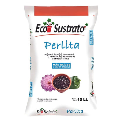 Pisumma | Agrolita 10 L | Piedra Ligera y Porosa para Hidroponía, Jardinería y Cultivo | Mejora Drenaje, Aireación y Retención de Humedad