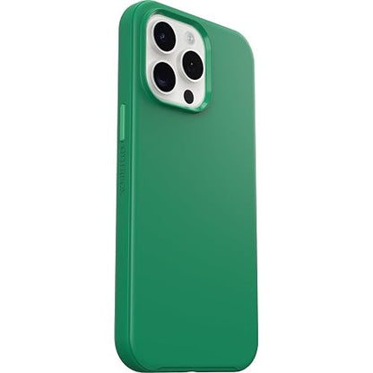 OtterBox - Funda para iPhone 15 Pro MAX (Solamente) Serie Symmetry - Jugo Verde (Verde), se Ajusta a MagSafe, Bordes Ultra Elegantes y elevados Que protegen la cámara y la visualización