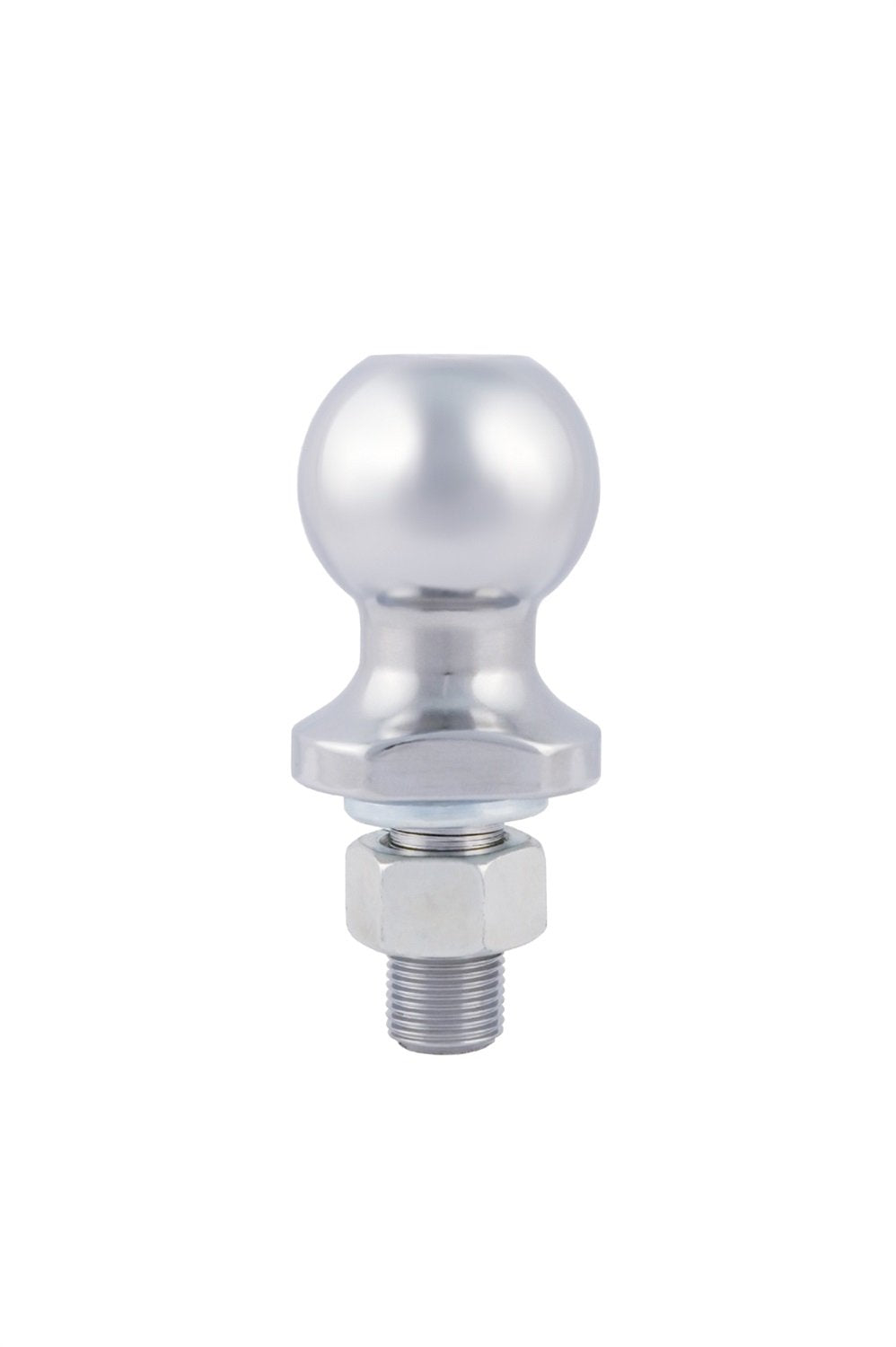 Curt 40061 Bola de Enganche de Remolque cromada, 2 Libras, 1-7/8 Pulgadas de diámetro, vástago de 3/4 x 1-5/8 Pulgadas