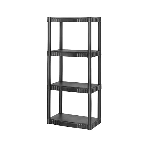 Pretul EST-4P, Estante plástico, 4 repisas, Capacidad máx 108 kg