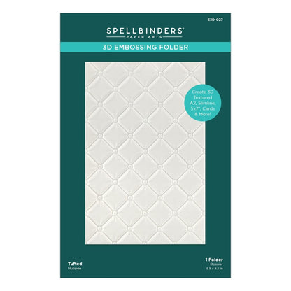 Spellbinders Plantilla de estampado 3D de 14 x 21 cm, opaca, 1 unidad