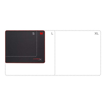 HyperX FURY S Speed Edition - Mousepad profesional para gaming, mediano - superficie optimizada para velocidad, costura antidesgaste 360x300x3mm (HX-MPFS-S-M)