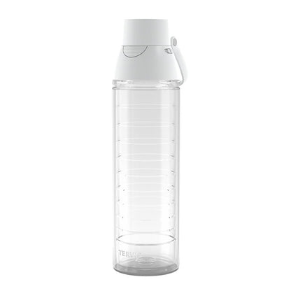 Tervis Venture Lite - Vaso aislado de doble pared transparente y colorido, fabricado en Estados Unidos, taza de viaje que mantiene las bebidas frías y calientes, botella de agua de 24 onzas, tapa