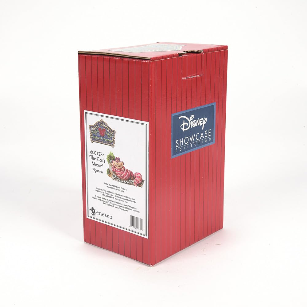 Enesco Disney Traditions by Jim Shore Alicia en el país de Las Maravillas, Figura de Gato en el árbol, 2.72 Pulgadas, Multicolor