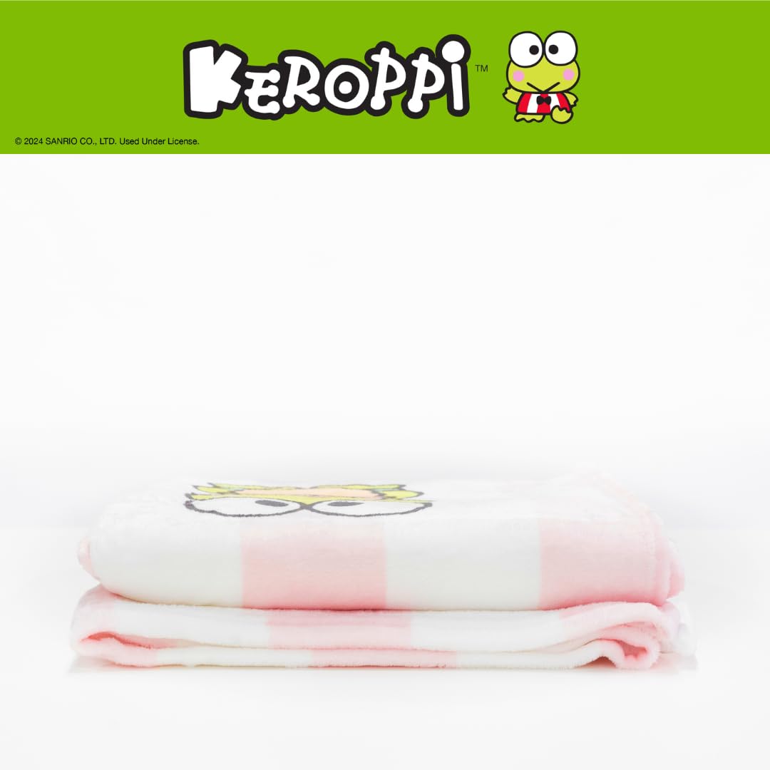 Franco Collectibles Keroppi Foodie Bedding - Manta súper Suave y acogedora, 62 x 90 Pulgadas, (Producto con Licencia Oficial)
