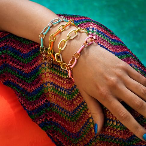 LOTUS STYLE Pulsera tropical vibes para dama en tono rosa