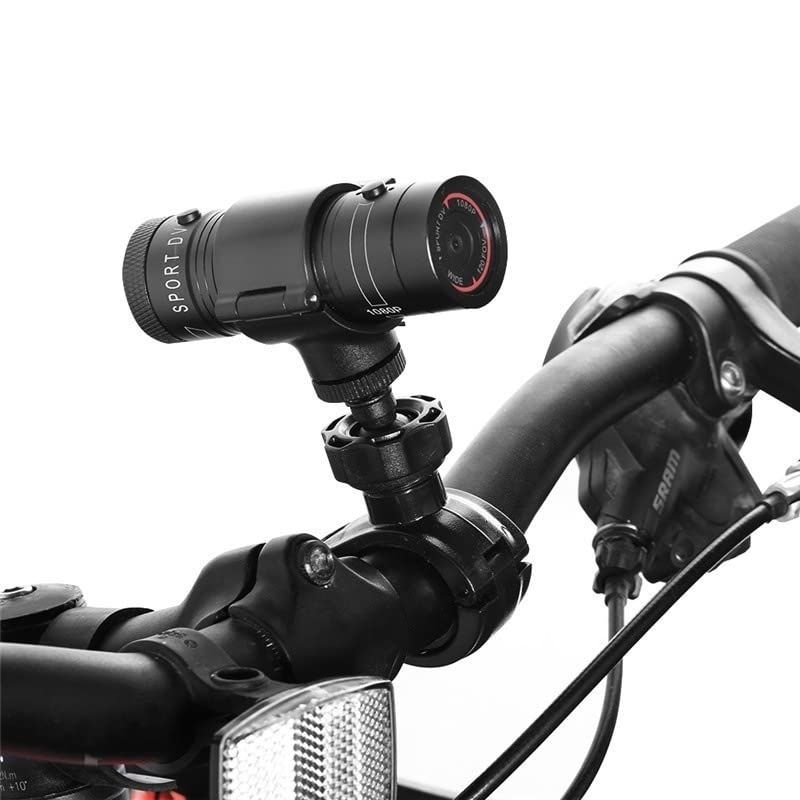 Auvce Cámara Deportiva para Bicicleta, Cámara de Acción Deportiva HD 1080p, Mini Cámara DV Deportiva Gran Angular de 120 ° A + （con Tarjeta de Memoria de 32G）