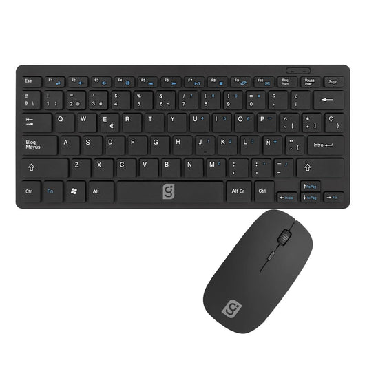 Green Leaf Kit inalámbrico de Teclado Multimedia y Mouse Serie Pocket 18-8375