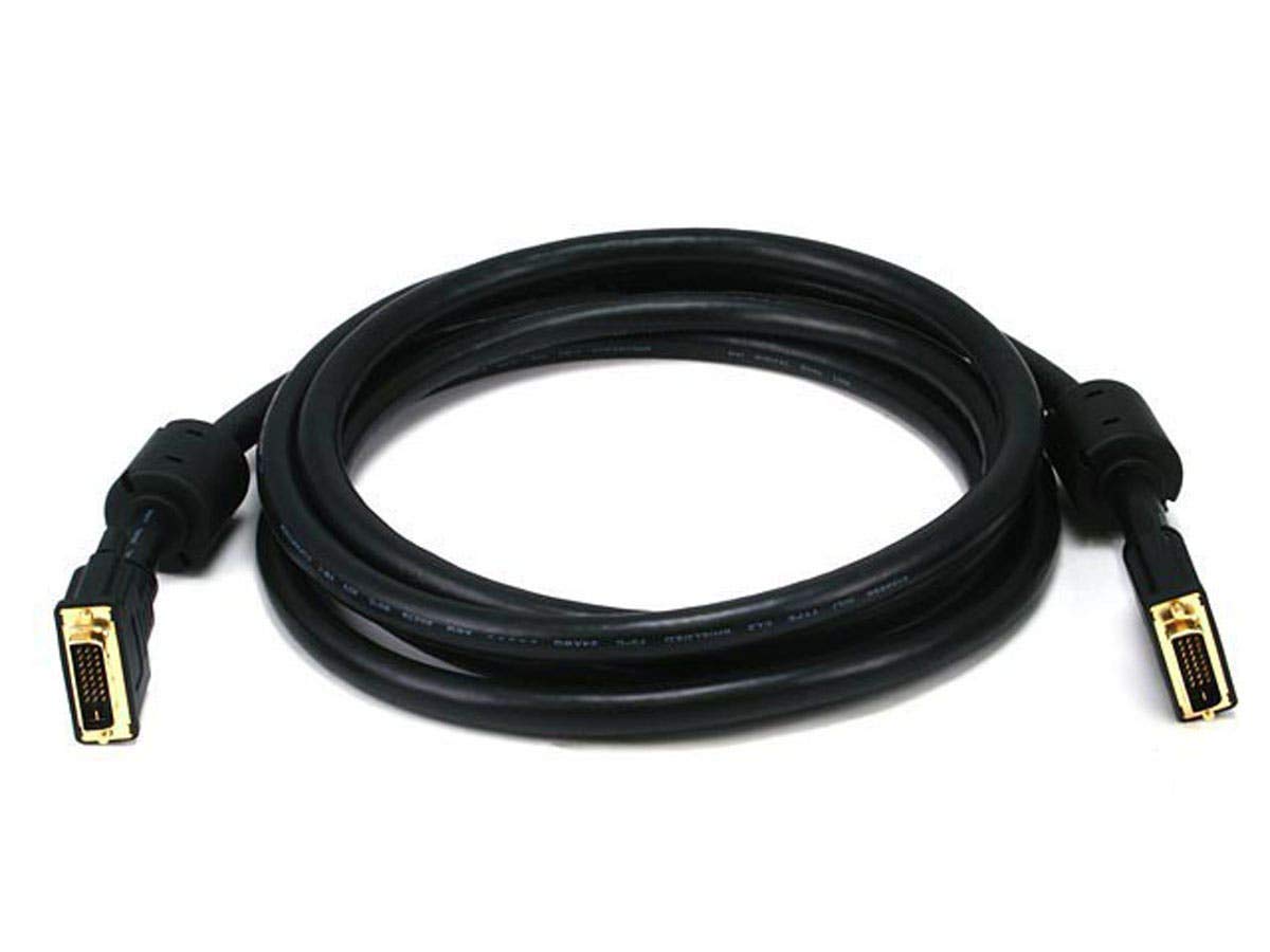 Monoprice 102687 10-Feet 24AWG CL2 Dual Link DVI-D Video Cable - Black