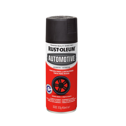 Rust-Oleum Esmalte Aerosol Automotive Llantas-Rines Negro Mate 312 g