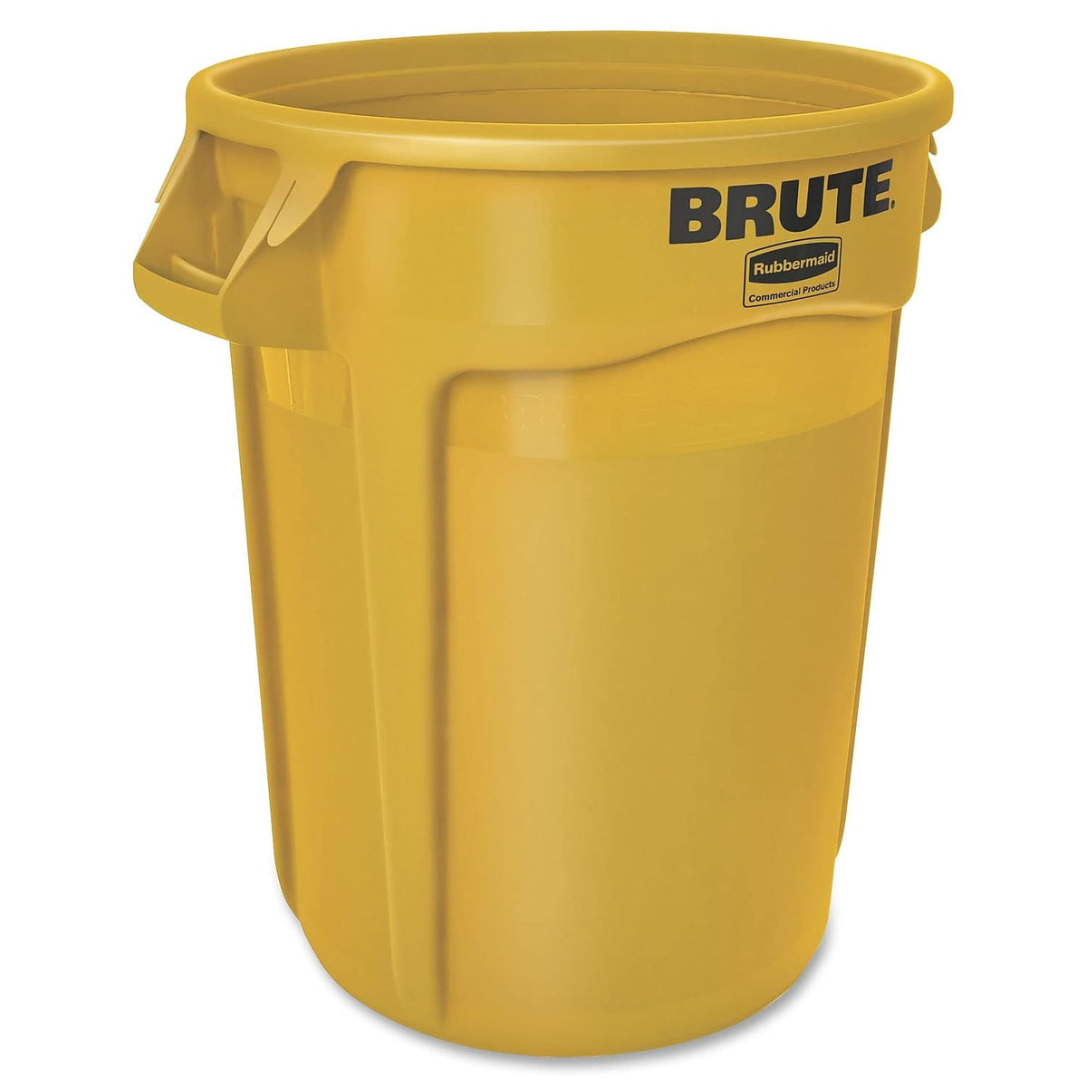 Rubbermaid Commercial BRUTE Contenedor de Residuos Industrial, 121 L - Amarillo - 32 Gallon
