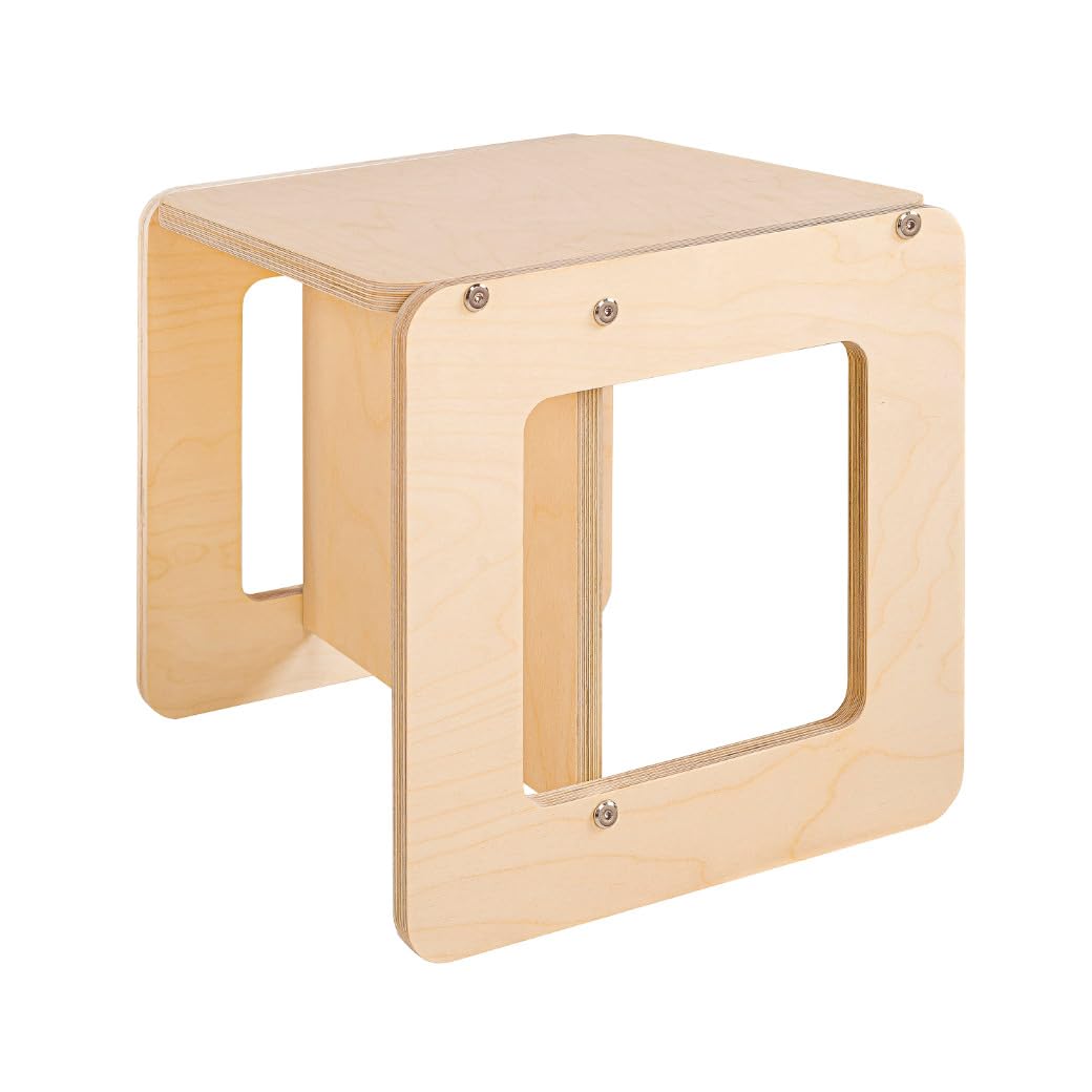 DUDUK Silla Evolutiva de 3 Alturas para Niños y Niñas – Ajustable, Ligera y Estable – Ideal para Juegos, Lectura y Actividades Montessori