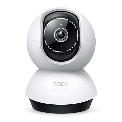 Tapo TP-Link TC74, Cámara de Seguridad Interior 5MP, Detección Avanzada por IA (Personas/Mascotas/Vehículos/Llanto de Bebés), Visión Nocturna, Compatible con Alexa y Google Assistant