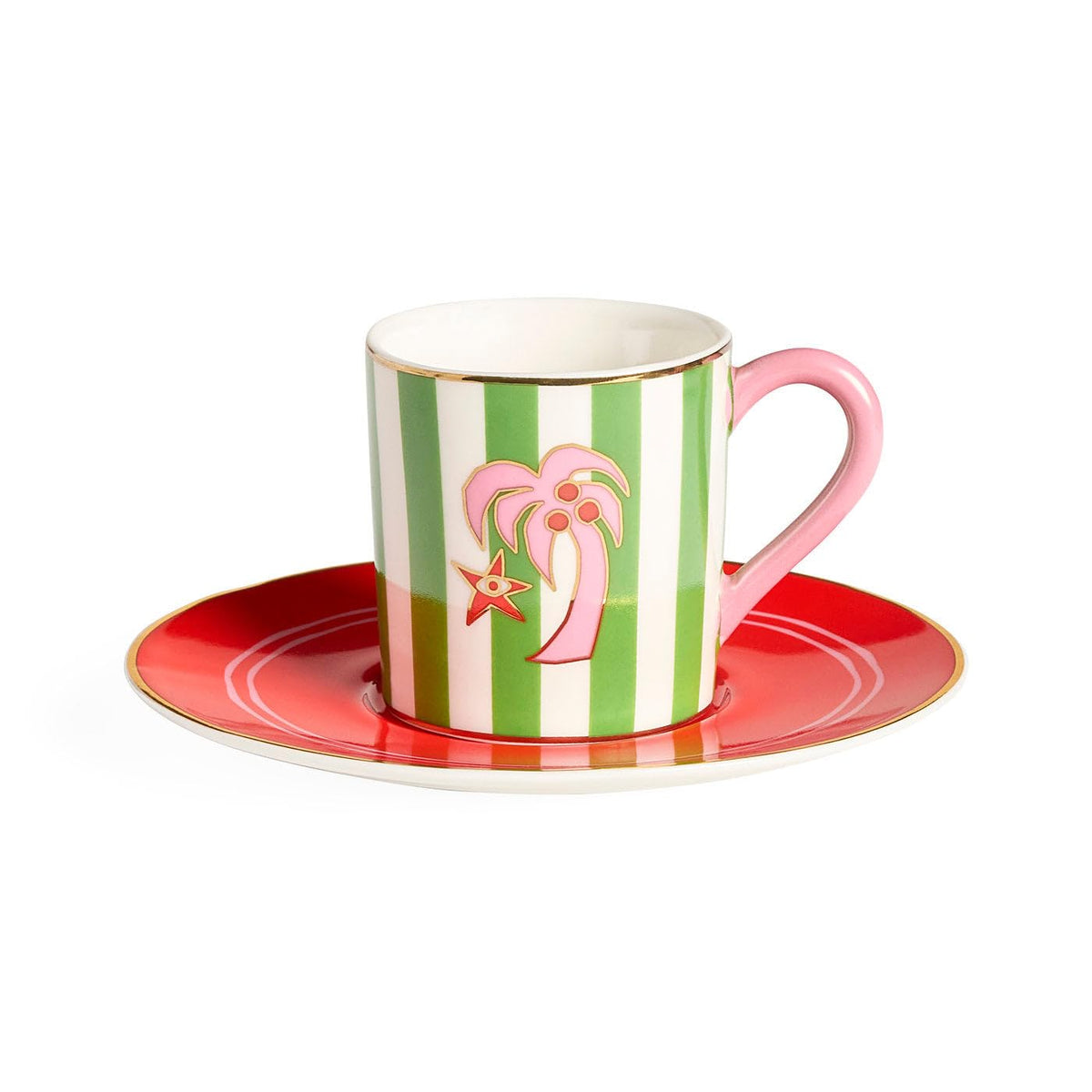 Jonathan Adler Juego de tazas de café expreso Playa en caja