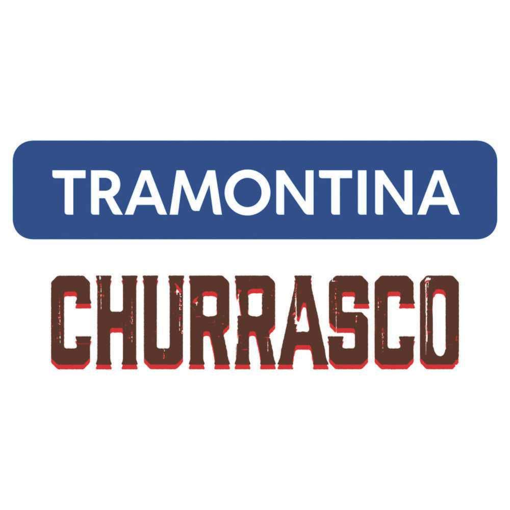 TRAMONTINA - Juego de Cuchillos Churrasco de Acero Inoxidable 4 Piezas - Blanco