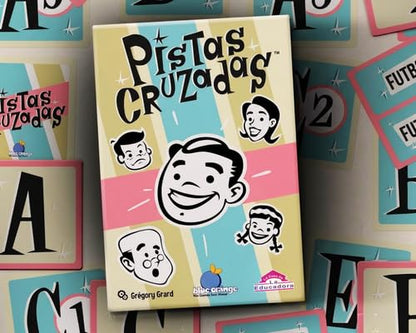 Blue Orange – Juego de Mesa Pistas Cruzadas | Palabras y Asociación de Ideas, 2–6 Jugadores, Edad 7+, Dinámico y Educativo
