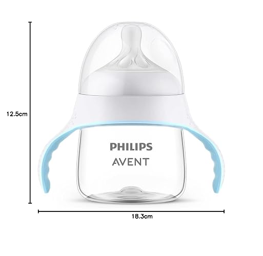 Philips AVENT Natural Trainer SCF263/01 - Vaso para beber con pezón de respuesta natural y boquilla suave, 5 onzas, 1 unidad
