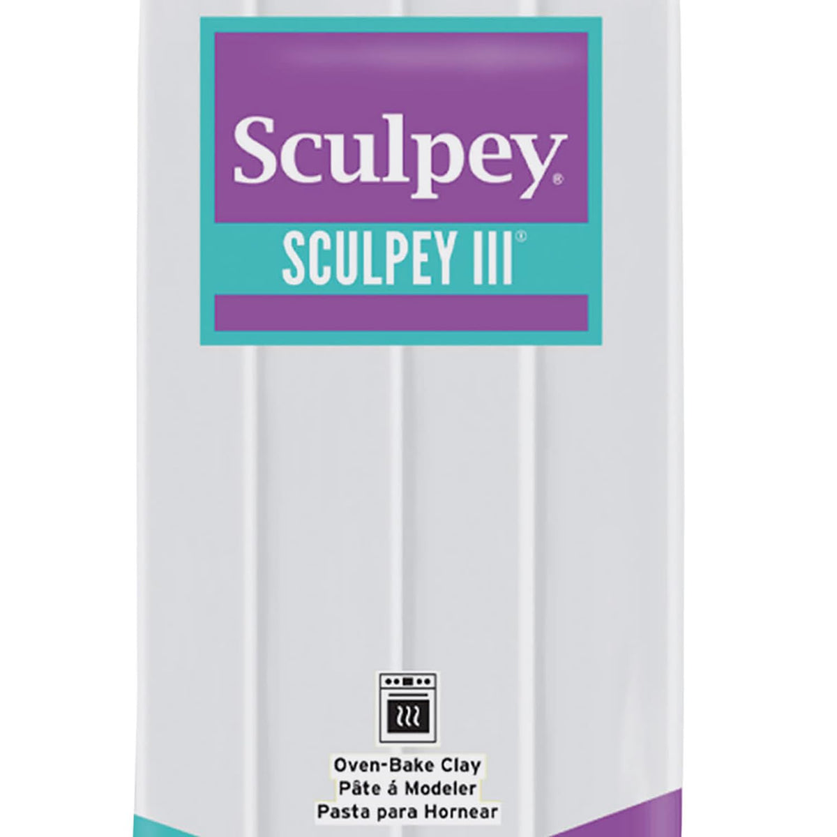 Polyform Sculpey III Polymer Clay, 8-Ounce, White