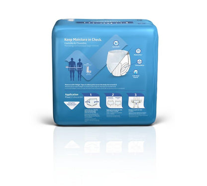 Medline Fitright ropa interior ultra protectora, 20 unidades (paquete de 4), Grande, Large