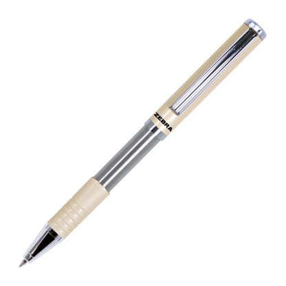 Zebra Slide Pen Bolígrafo con Estuche, Punto Mediano 1.0 mm - Arena