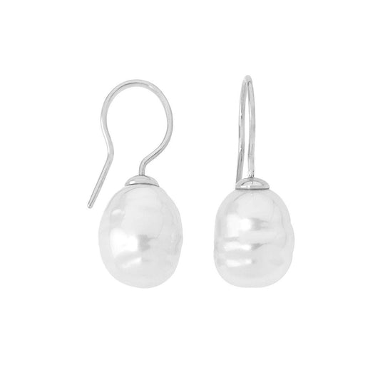 MJ08481.01.2.000.703.1 Majorica Arete para Mujer, color Blanco, 12 mm