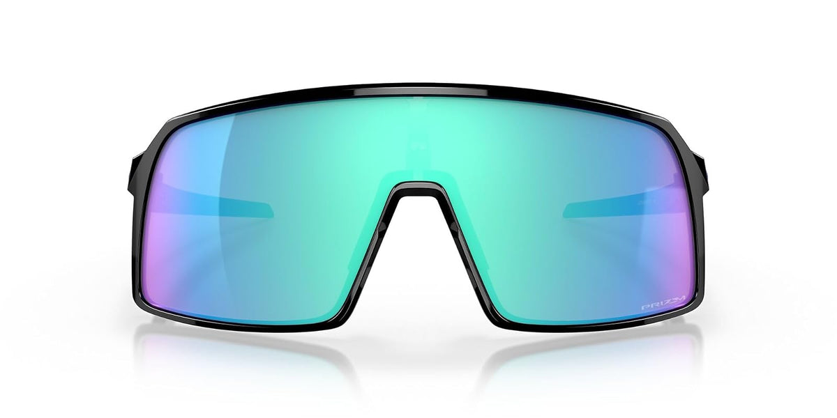 Oakley OO9406 Sutro - anteojos de sol rectangulares para hombre - 37 mm - negro pulido - zafiro prizm