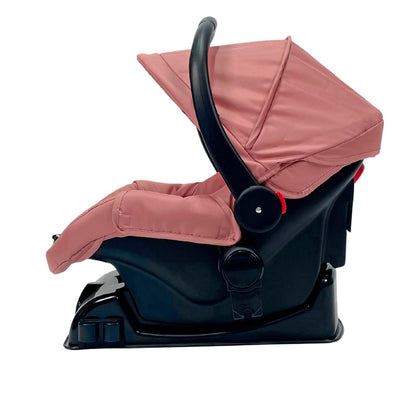 D´BEBÉCarriola Travel System Crown - Carriola Multifuncional - Ideal para Bebés Recién Nacidos y hasta los 4 años - Incluye y Autoasiento Color rosa