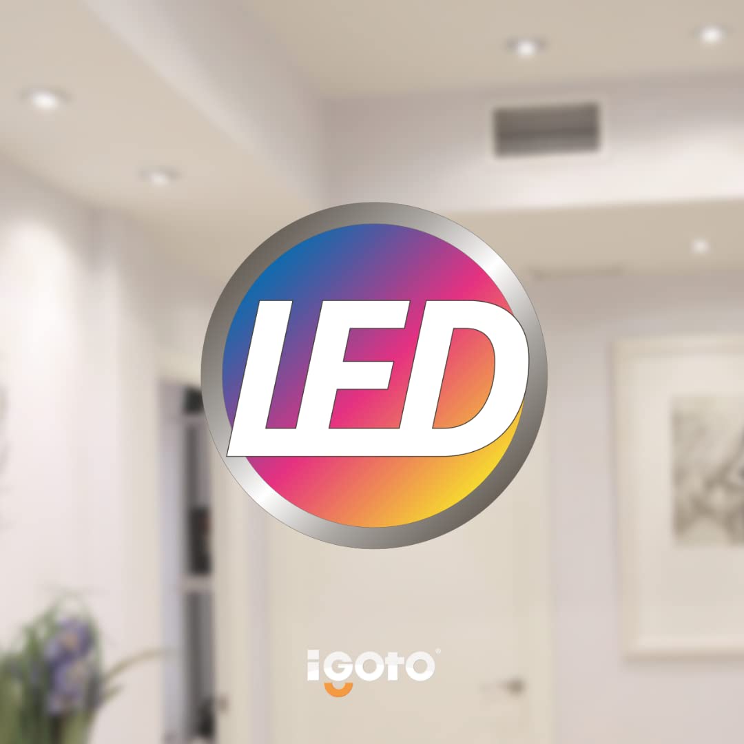 iGoto F10P10403 10Pack Foco LED MR16 GU5.3 3W 6500°K (Luz fria)