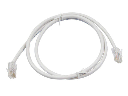 Monoprice ZerobootCat5e Ethernet Patch Cable - Network Internet Cord - RJ45, Stranded, 350Mhz, UTP, Pure Bare Copper Wire, 24AWG, 3ft, White