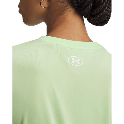 Under Armour Tech Manga Corta Cuello en V Playera para Mujer