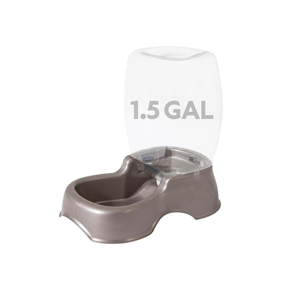 Petmate Pet Cafe Bebedero por Gravedad para Mascotas - 1.5 GAL - Bronceado perla
