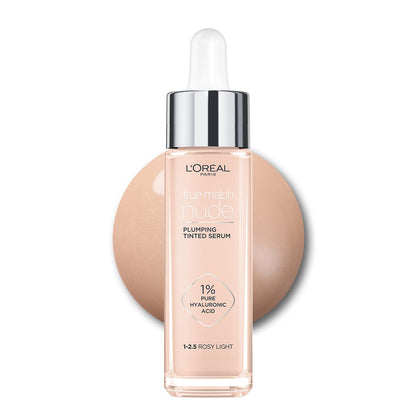 L'Oréal Paris True Match Sérum Rellenador con Color, 30 ml - 1-2 Rosy Light - Serum Rellenador